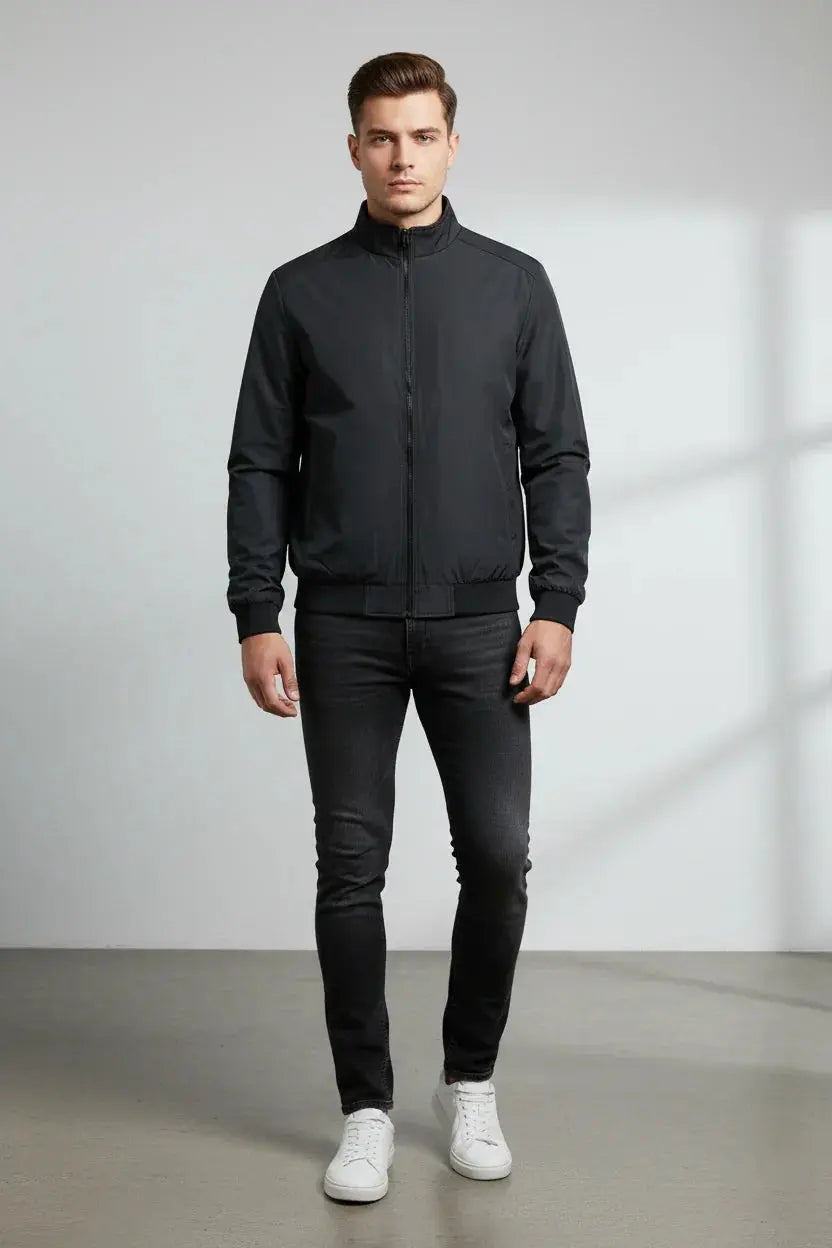 Charcoal Grey Bomber Model