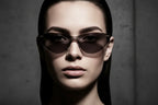 Close-up model portrait with sunglasses