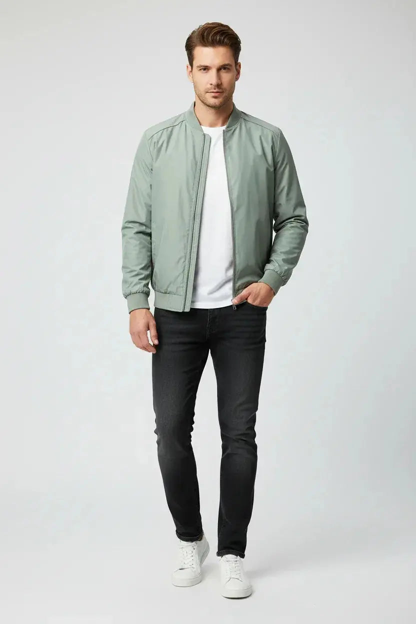 Sage Green Bomber Model