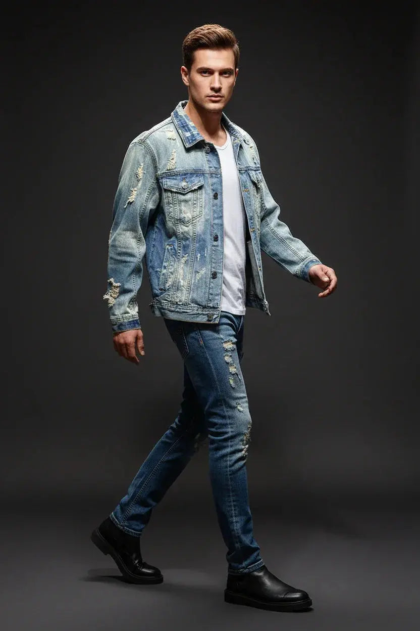 Walking pose in motion